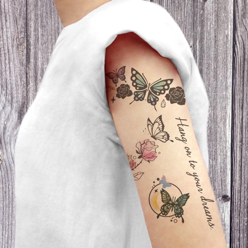 四季紙品 紋身貼紙(長)  2入【TZ3520】