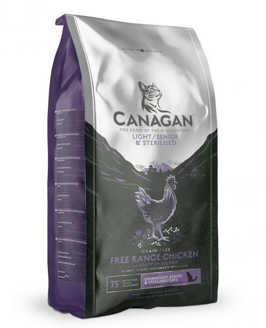 Canagan 無穀物體重控制 高齡 絕育貓糧4kg