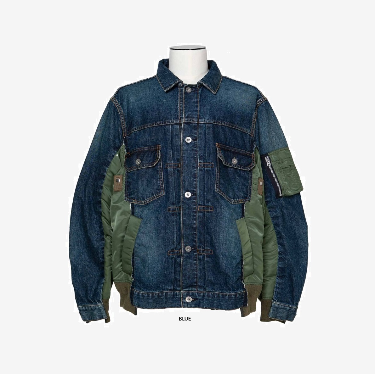 SACAI DENIM x NYLON TWILL JACKET - PRE ORDER ITEM (預訂中)