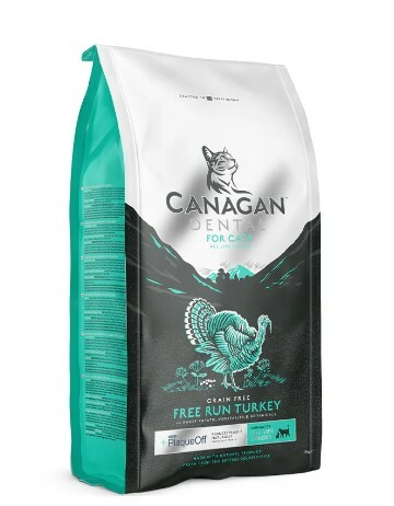 Canagan 無穀物火雞肉健齒全貓糧4kg