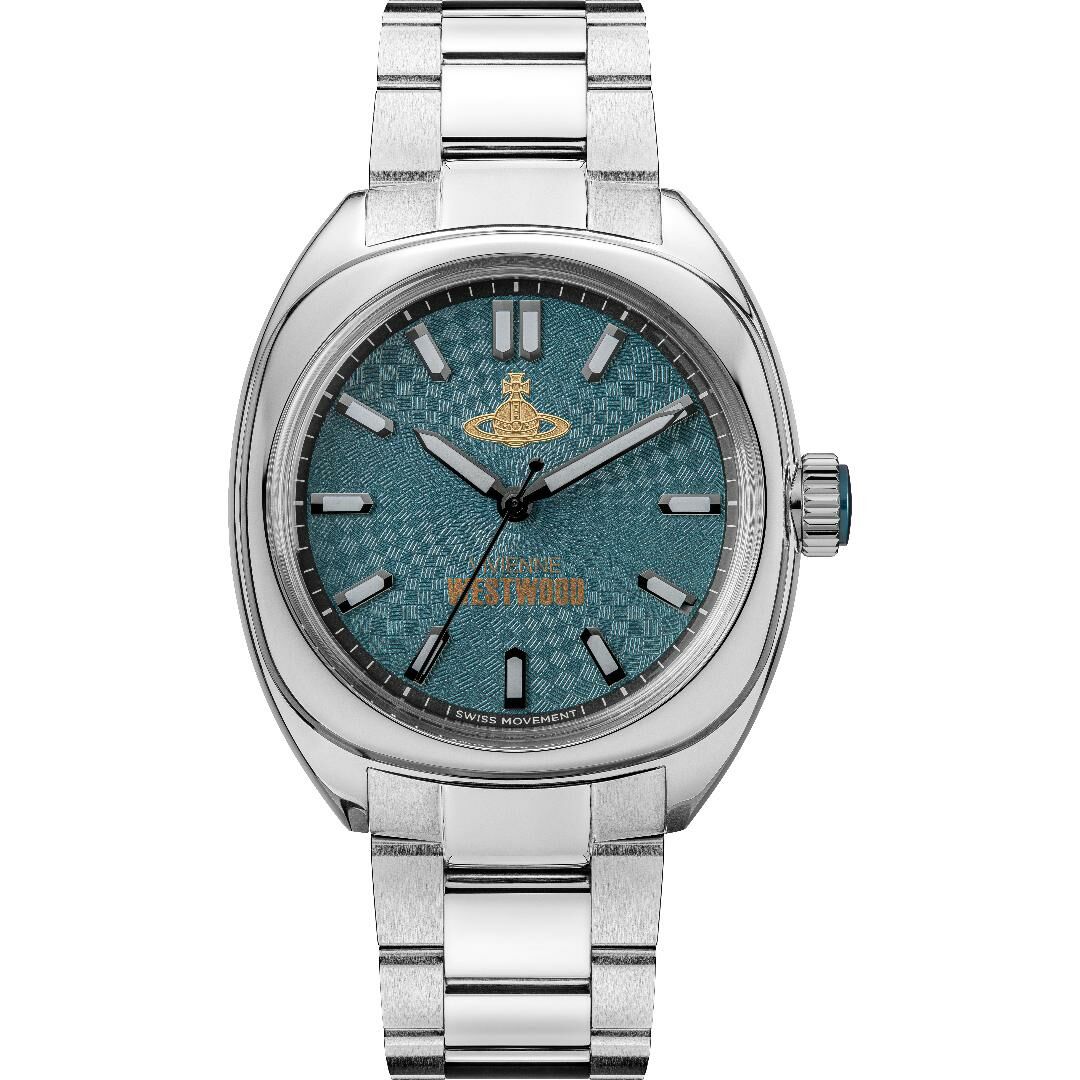 VV300TESL Vivienne Westwood  42mm 綠色錶面 不鏽鋼 錶帶 手錶 (香港行貨)