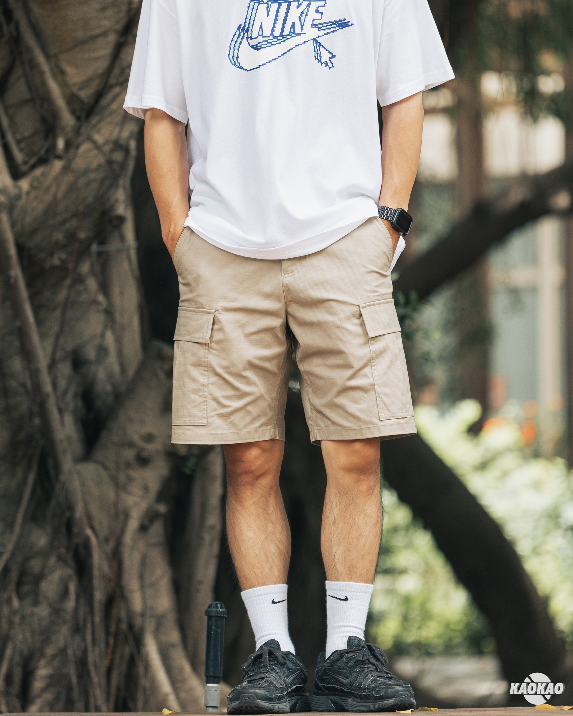Nike SB KEARNY CARGO Short 男 卡其 運動 休閒 戶外 舒適 短褲 【FQ0425】