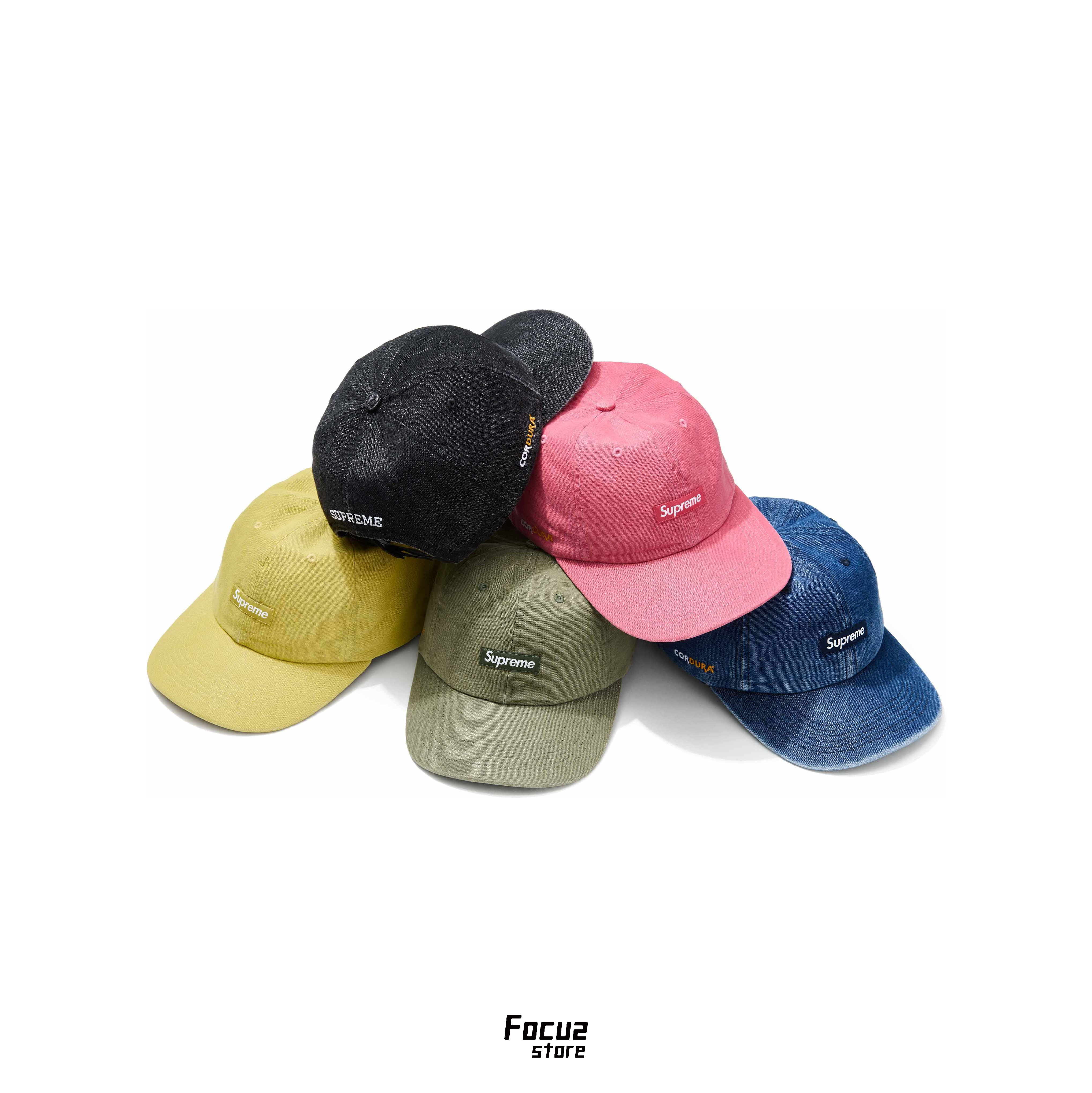 【Focus Store】預購 Supreme SS24 Week 19 Cordura® Denim Small Box 6-Panel 六分割帽 五色