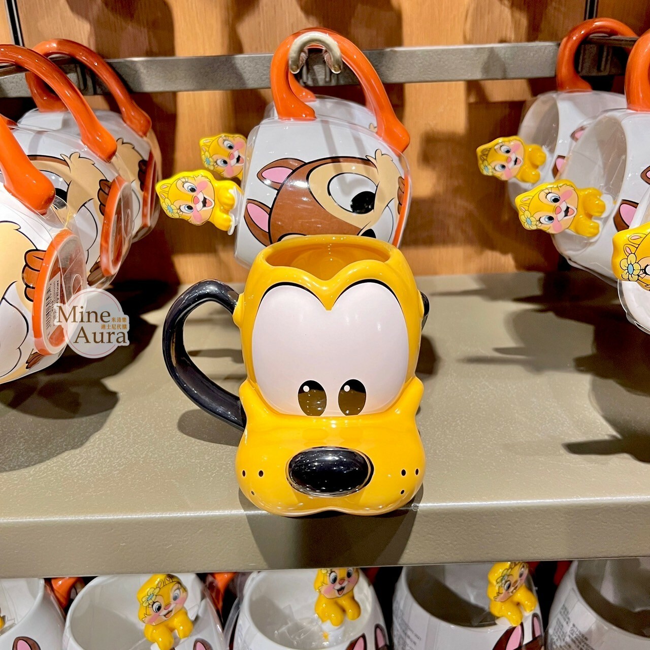 布魯托 Pluto 大頭造型 馬克杯 水杯 -上海迪士尼樂園