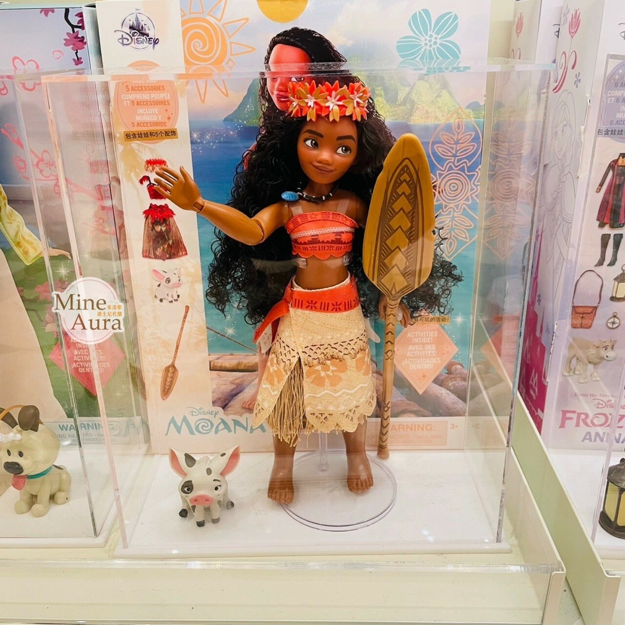 莫娜 Moana 換裝 芭比娃娃 公仔 海洋奇緣 Moana -上海迪士尼樂園