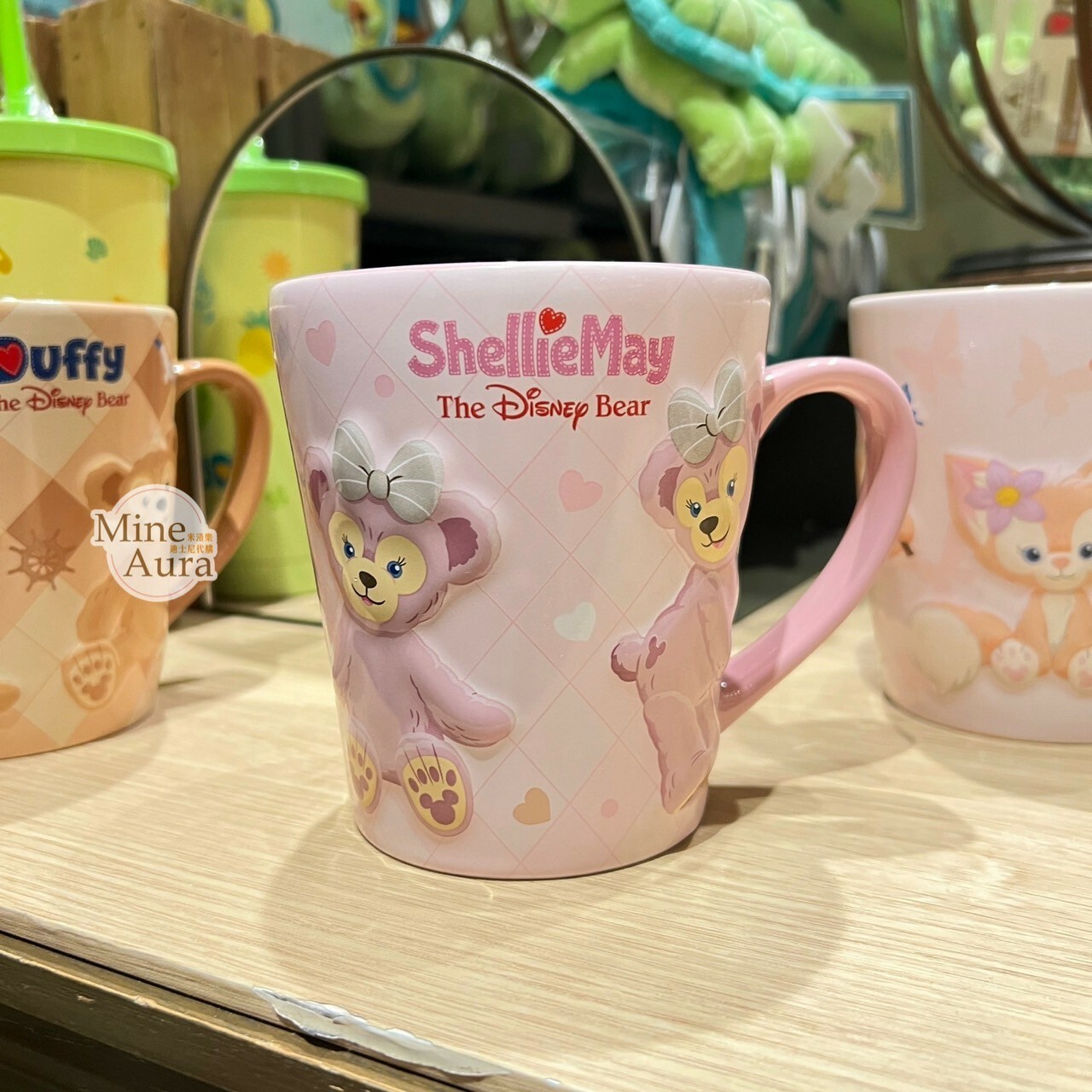 雪莉玫 ShellieMay 立體浮雕 馬克杯 水杯 -上海迪士尼樂園