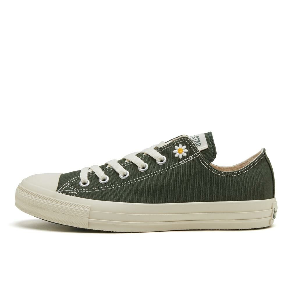 Converse AS Daisies OX 日本限定 橄欖綠 小雛菊 帆布鞋 31312670