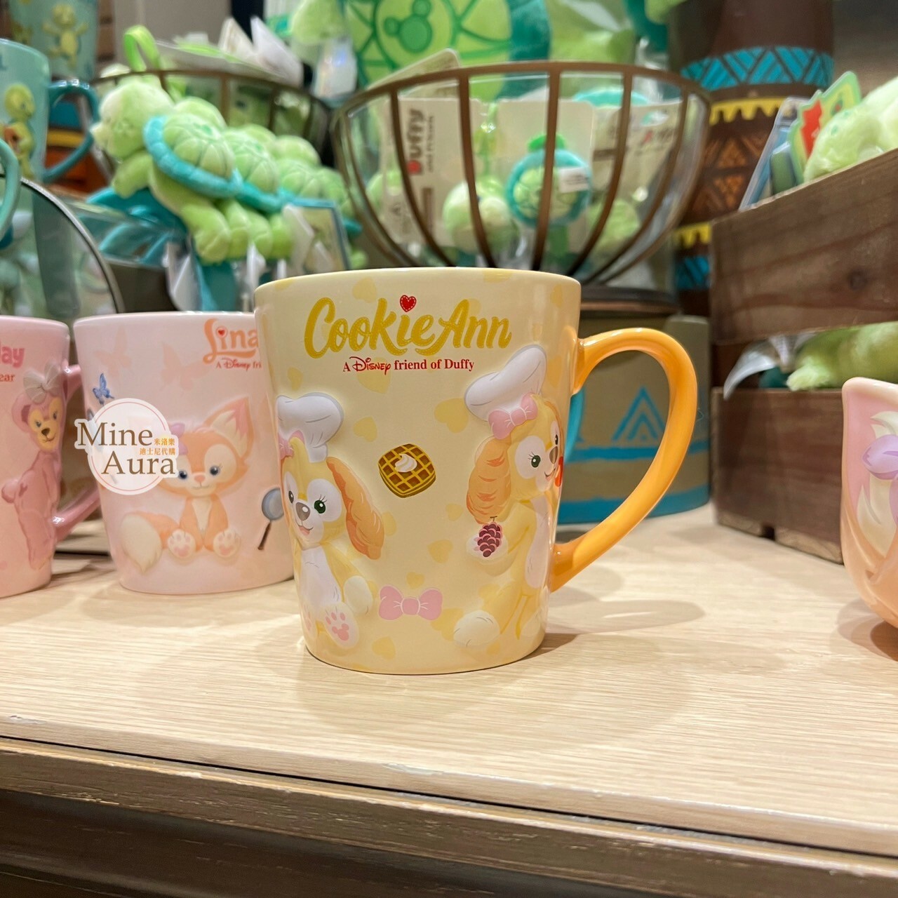 可琦安 餅乾 CookieAnn 立體浮雕 馬克杯 水杯 -上海迪士尼樂園