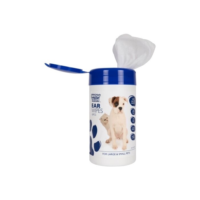 Show Tech 耳仔清潔抹巾 60 Pcs（貓狗適用）