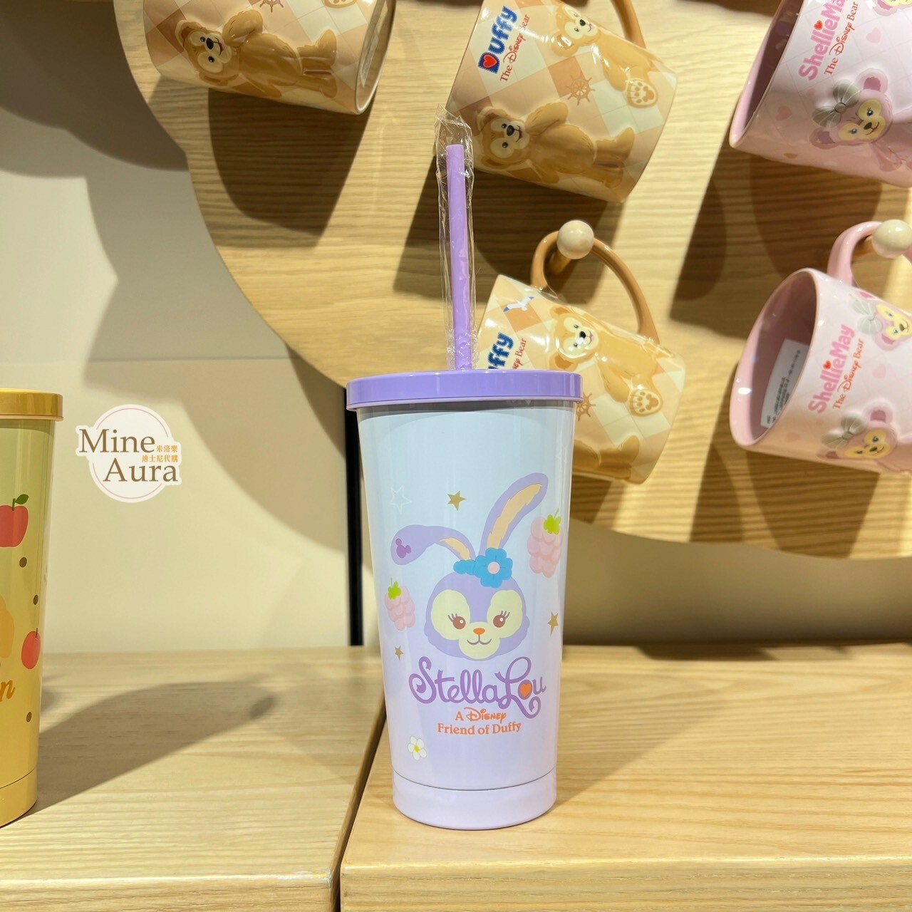 史黛拉露 星黛露 StellaLou 不鏽鋼 吸管 水杯 飲料杯 -上海迪士尼樂園