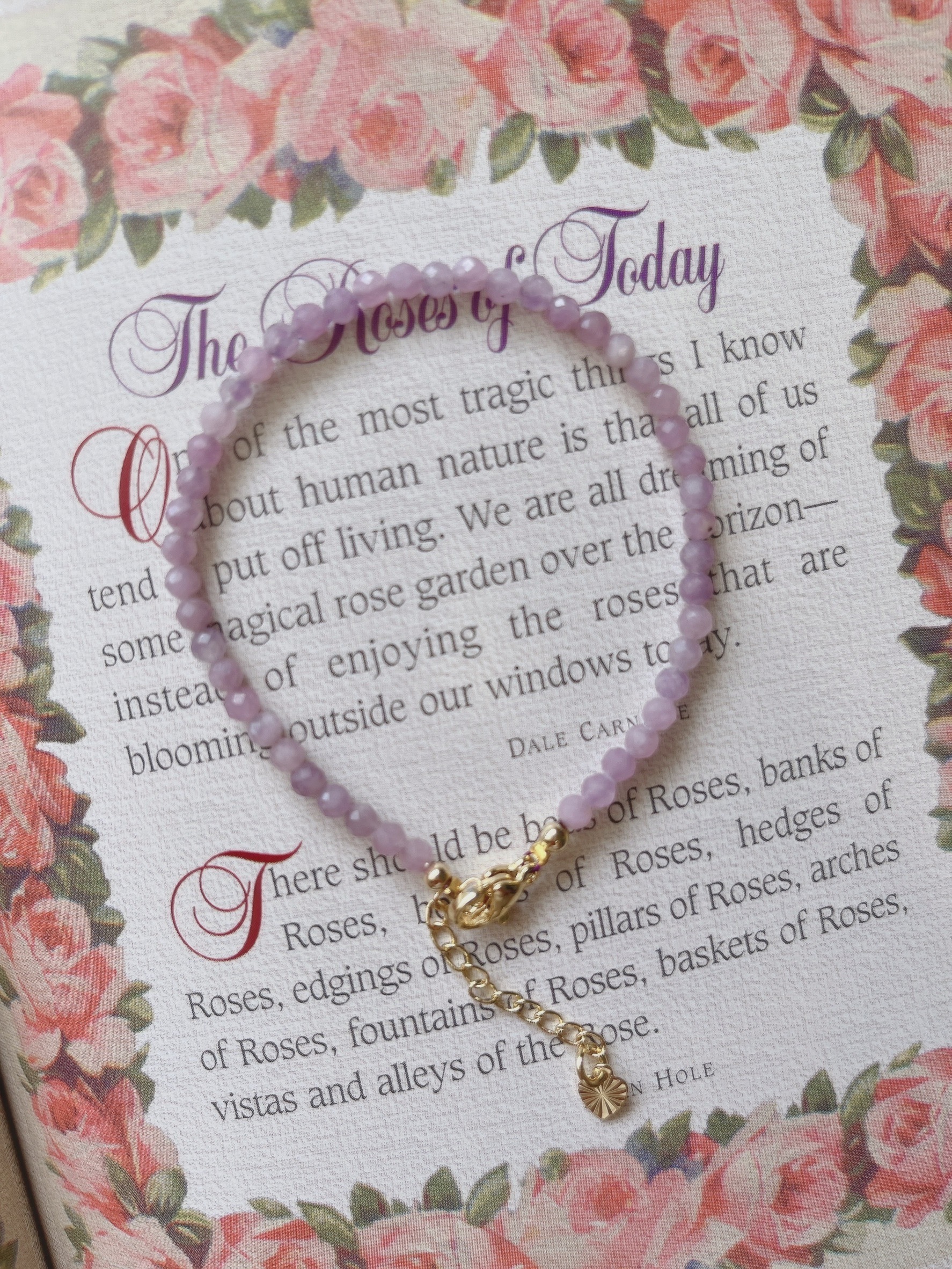 天然石,水晶,礦石,水晶手鍊,手鍊,天然石飾品,礦石飾品,摩根石,藍東陵,紫丁香,紫水晶,crystal,bracelet,復古,vintage