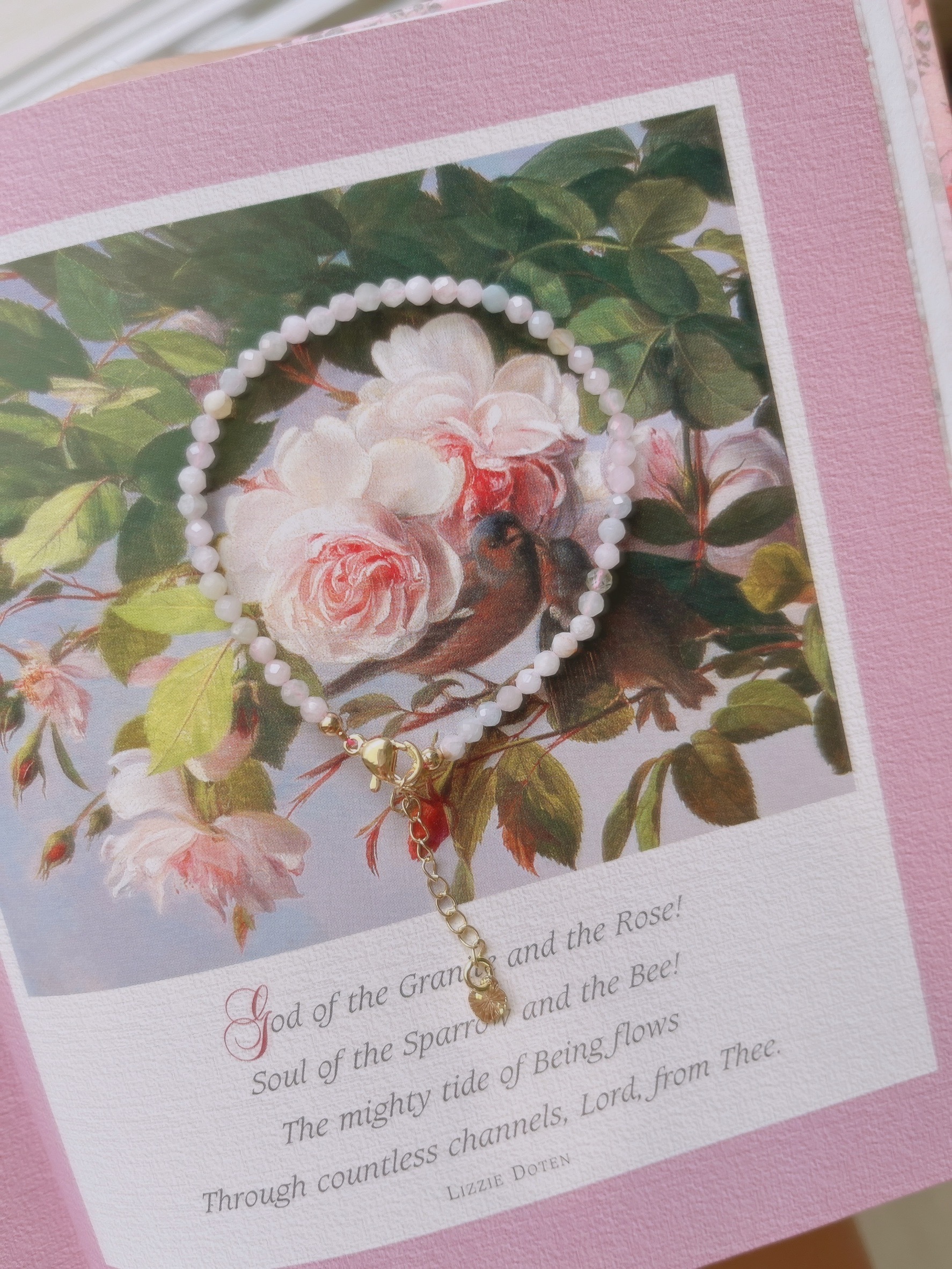 天然石,水晶,礦石,水晶手鍊,手鍊,天然石飾品,礦石飾品,摩根石,藍東陵,紫丁香,紫水晶,crystal,bracelet,復古,vintage