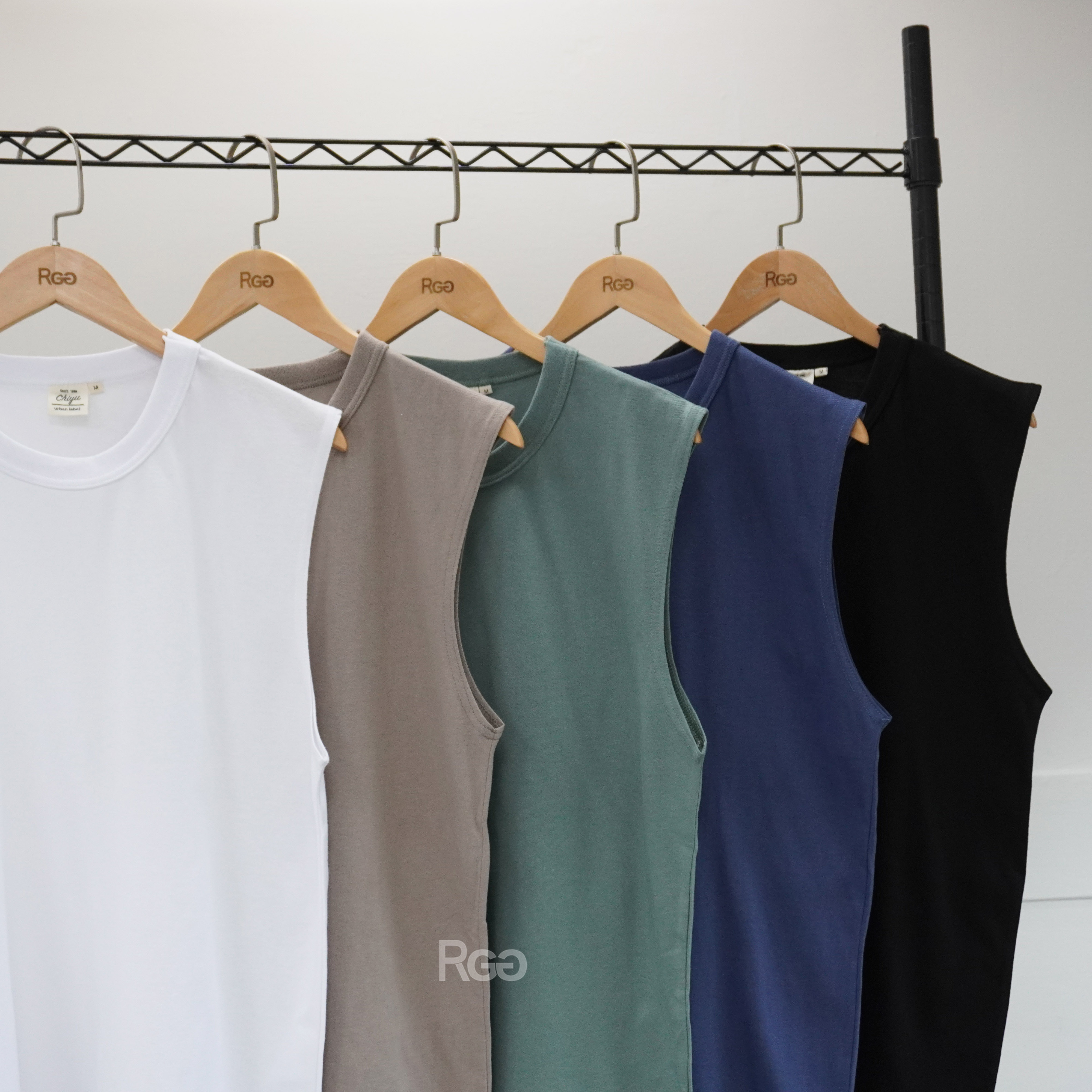 #24117 精梳棉寬肩背心商品特寫照