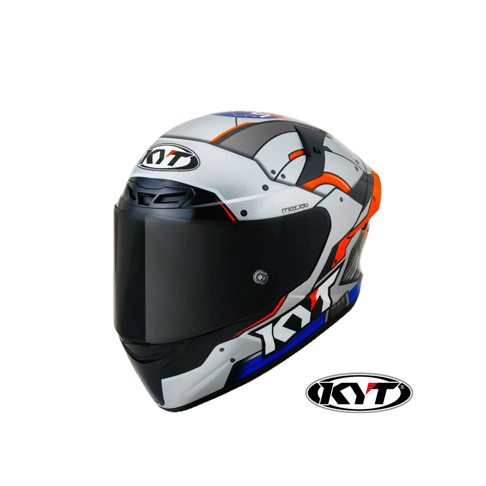KYT TT-Course 選手彩繪 #14 銀  全罩式安全帽