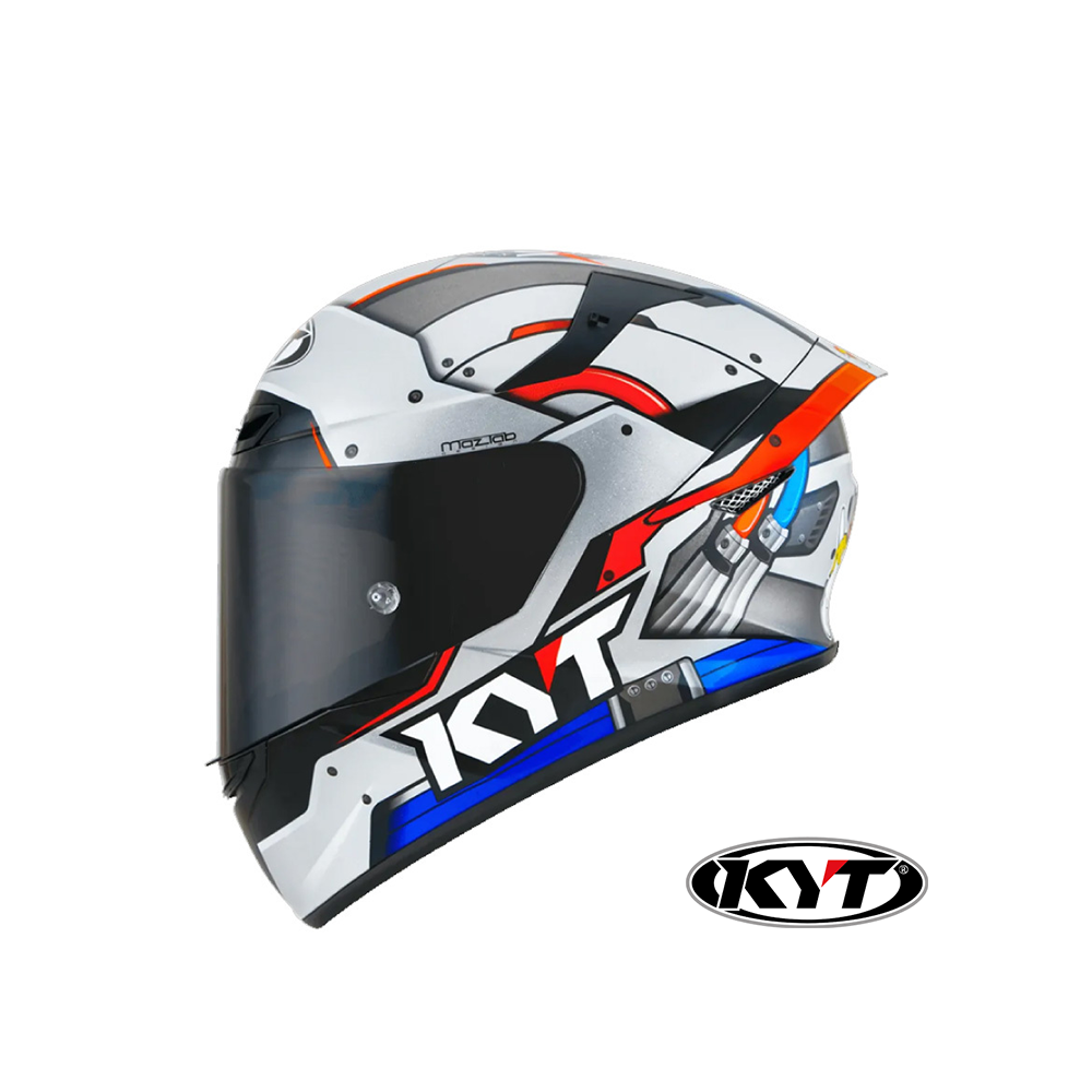 KYT TT-Course 選手彩繪 #14 銀  全罩式安全帽