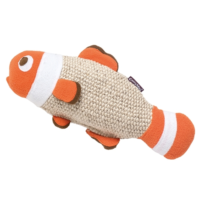 Cattyman 麻質踼踼玩具 (磨後抓指甲OK!) - 小丑魚