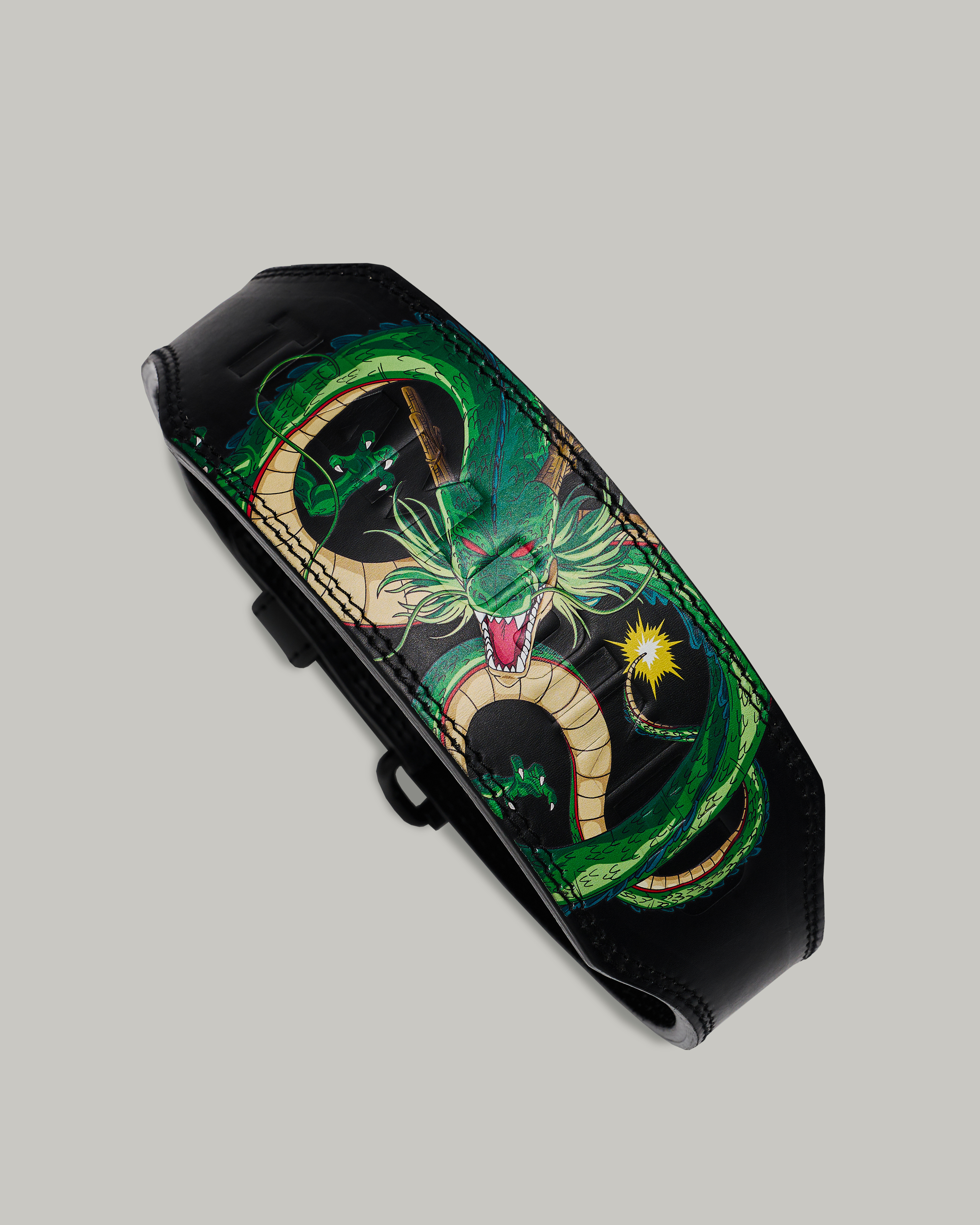 Joined® x 七龍珠Z 神龍8MM 牛皮健美腰帶【黑】