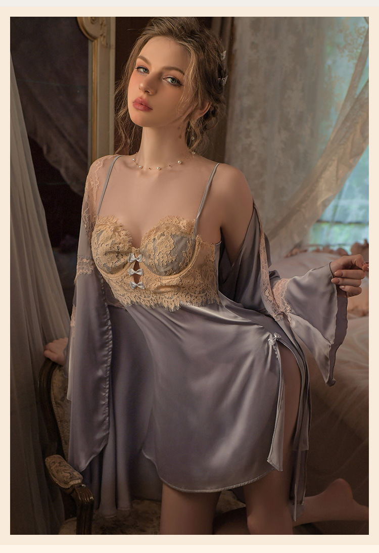 歐式復古蕾絲流蘇情趣睡衣  JK-1053