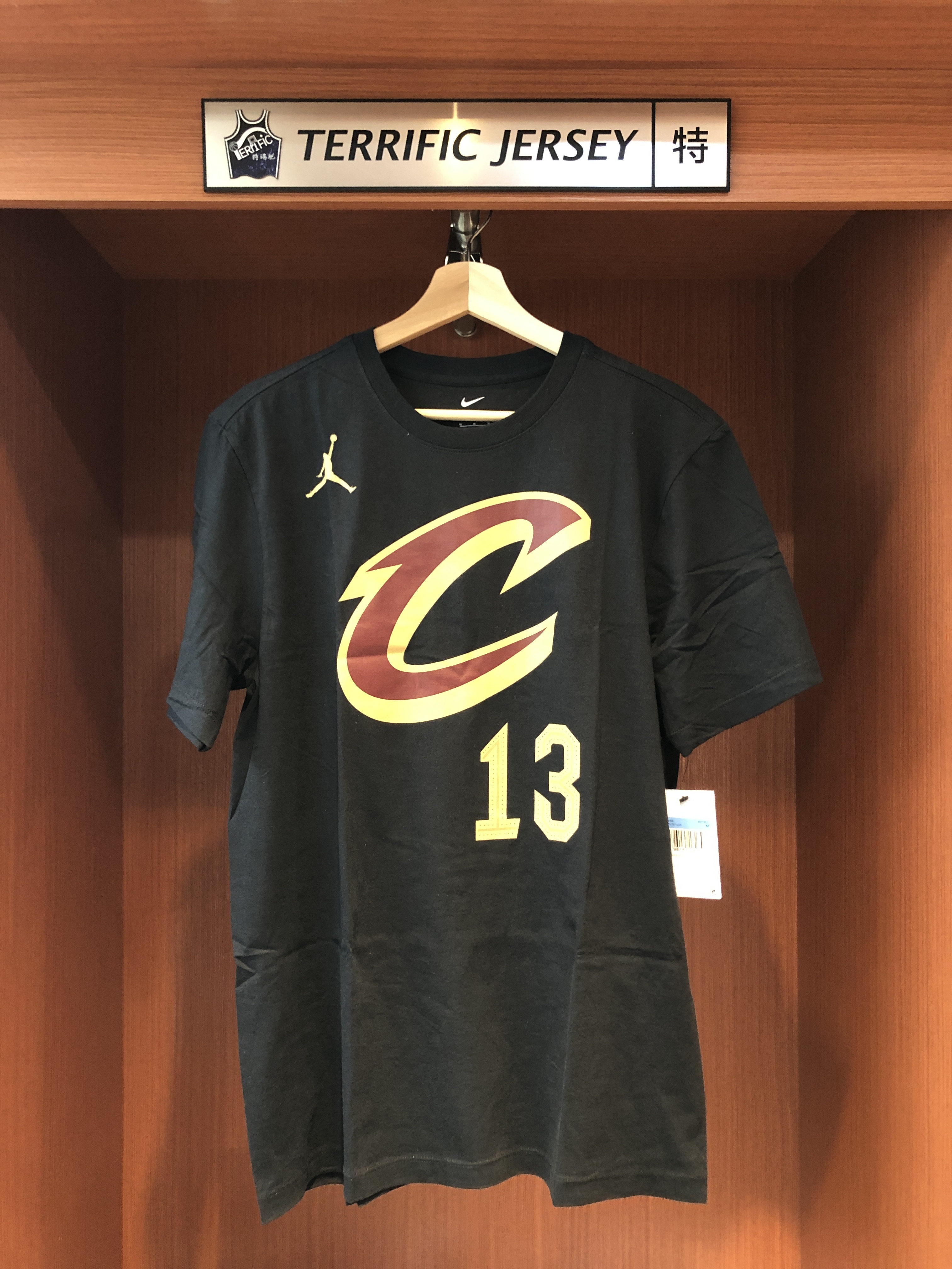 NBA短袖 Ricky Rubio 克里夫蘭騎士黑 Statement Jordan Player Name Tee 棉質 短袖 全新