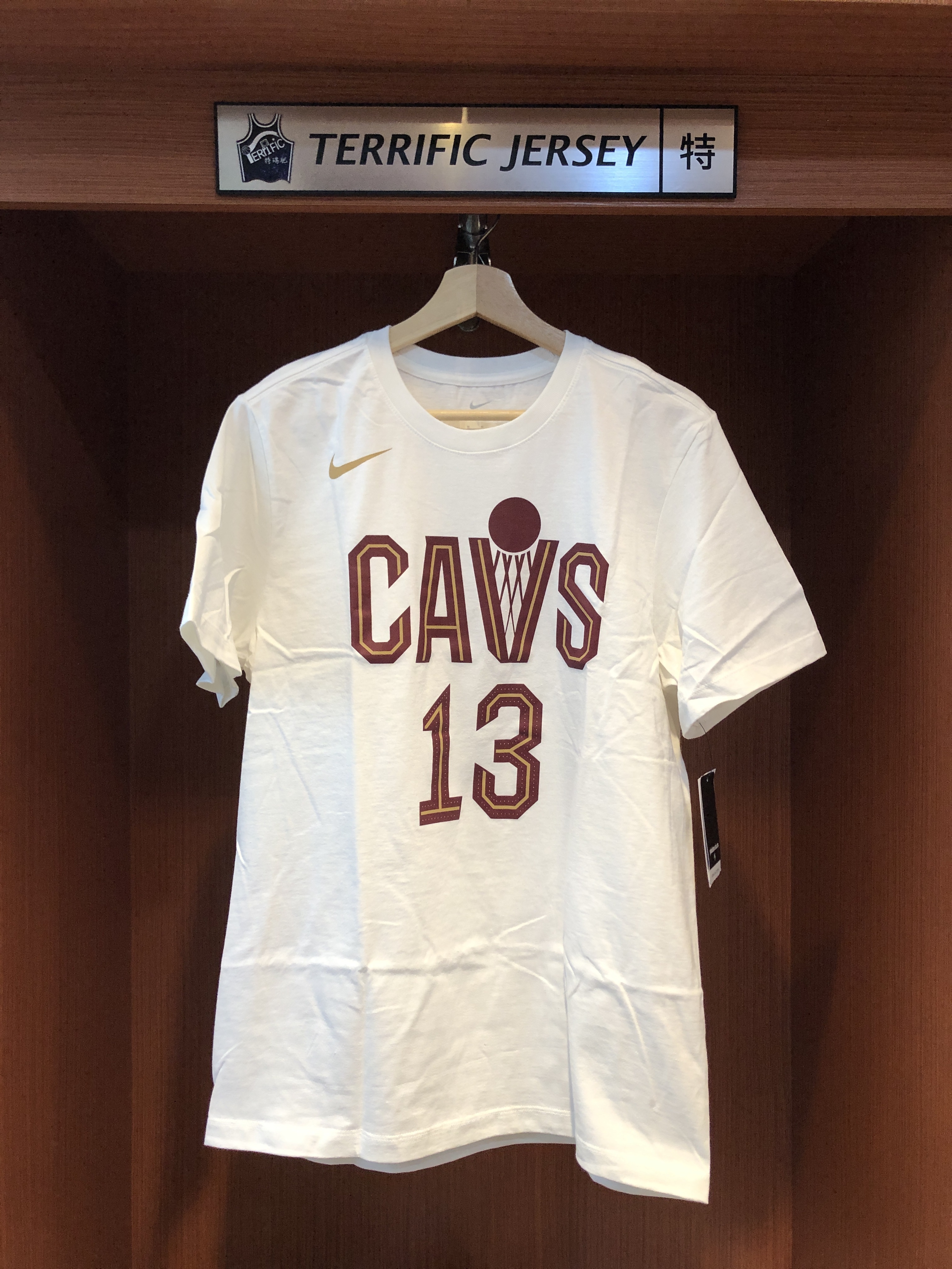 NBA短袖 Ricky Rubio 克里夫蘭騎士白 Association Nike Player Name Tee 棉質 短袖 全新