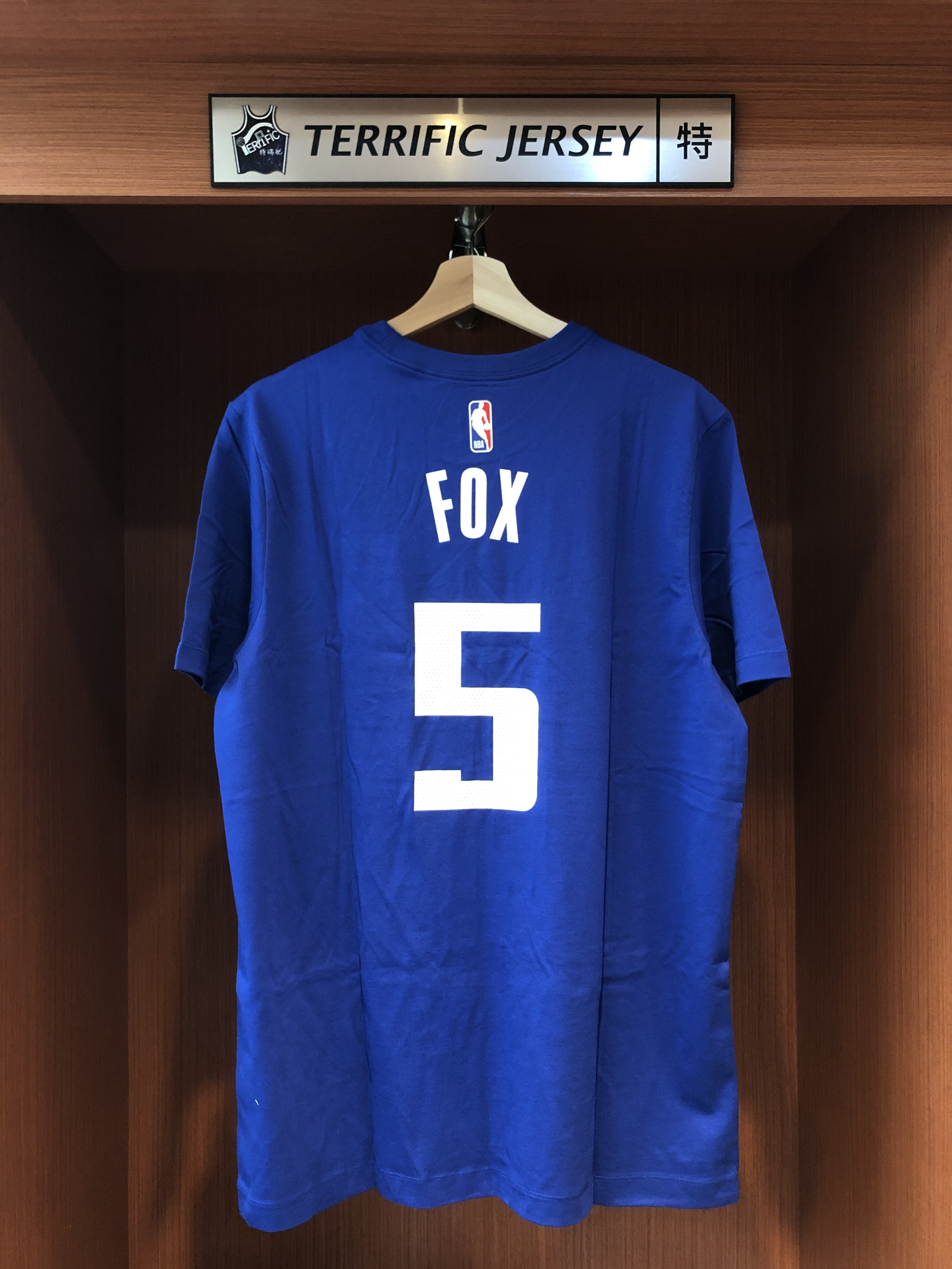 NBA短袖 De'Aaron Fox 沙加緬度國王城市 City Nike Player Name Tee 棉質短袖 全新