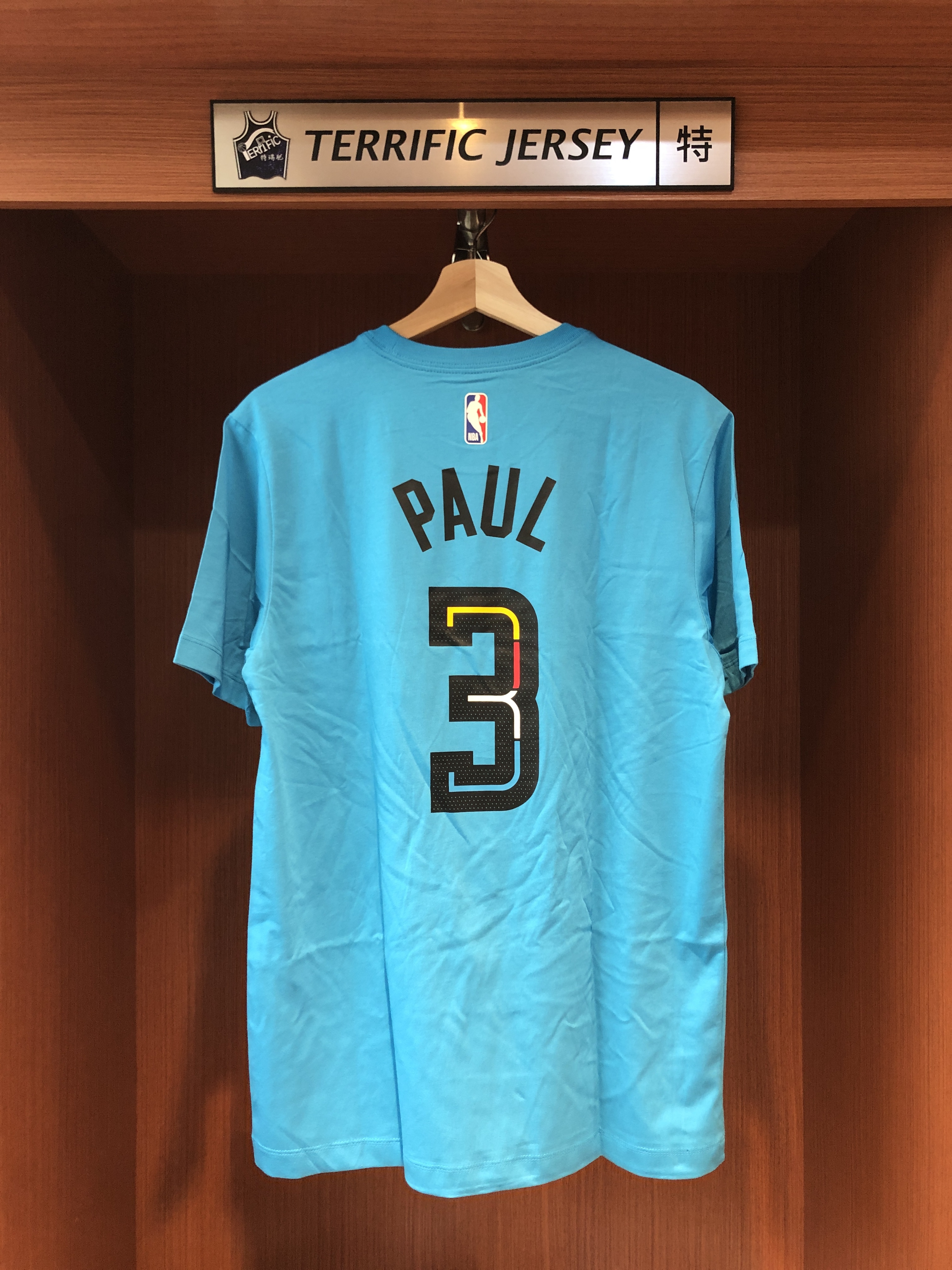 NBA短袖 Chris Paul 鳳凰城太陽城市 City Player Name Tee 棉質 短袖 全新