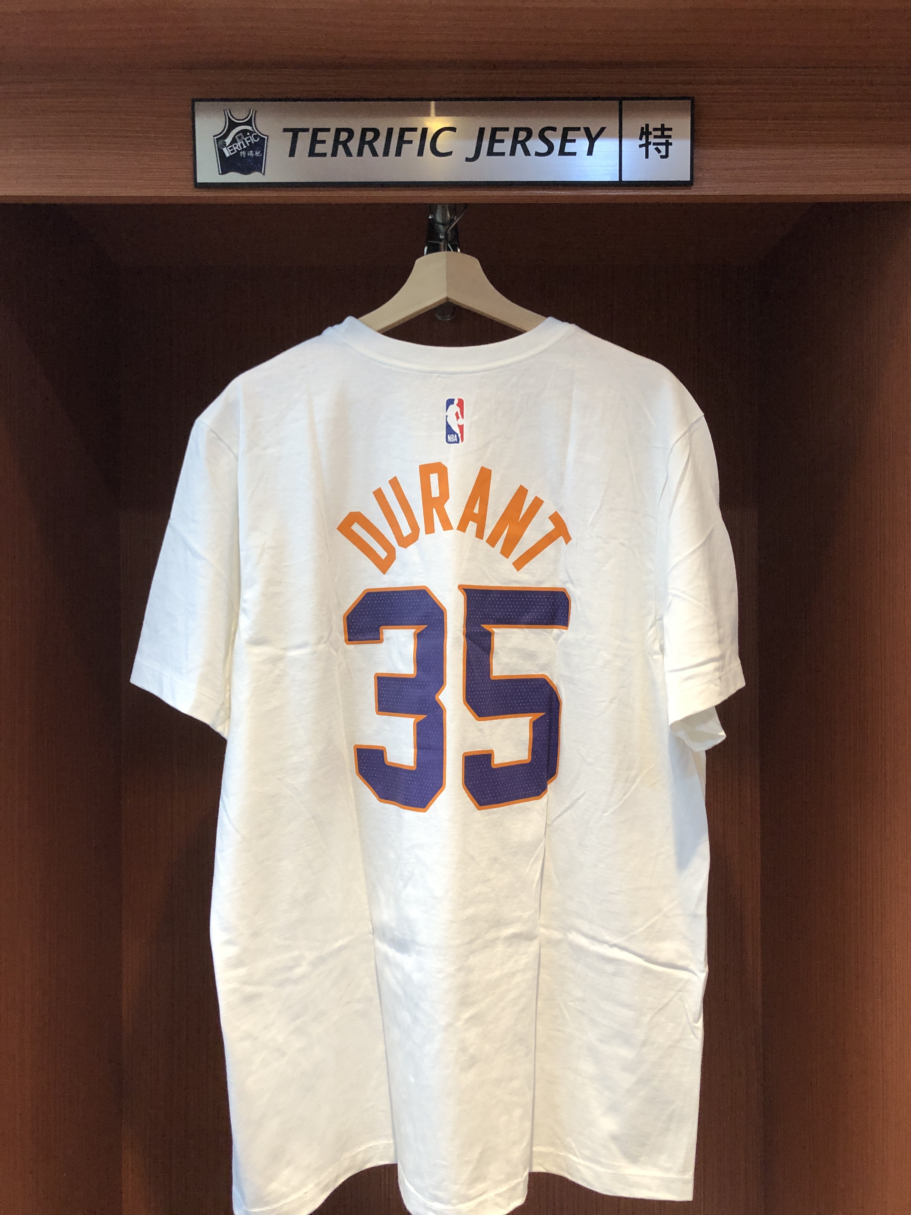 NBA短袖 Kevin Durant 鳳凰城太陽白 Association Nike Player Name Tee 棉質 短袖 全新