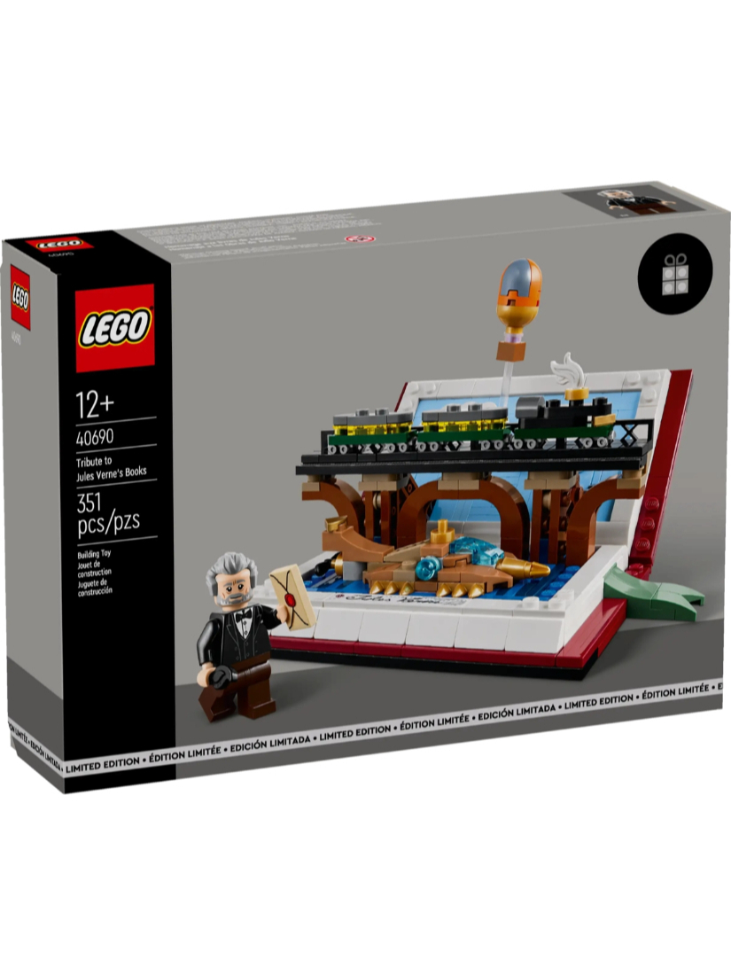 LEGO 40690 向儒勒·凡爾納的書致敬