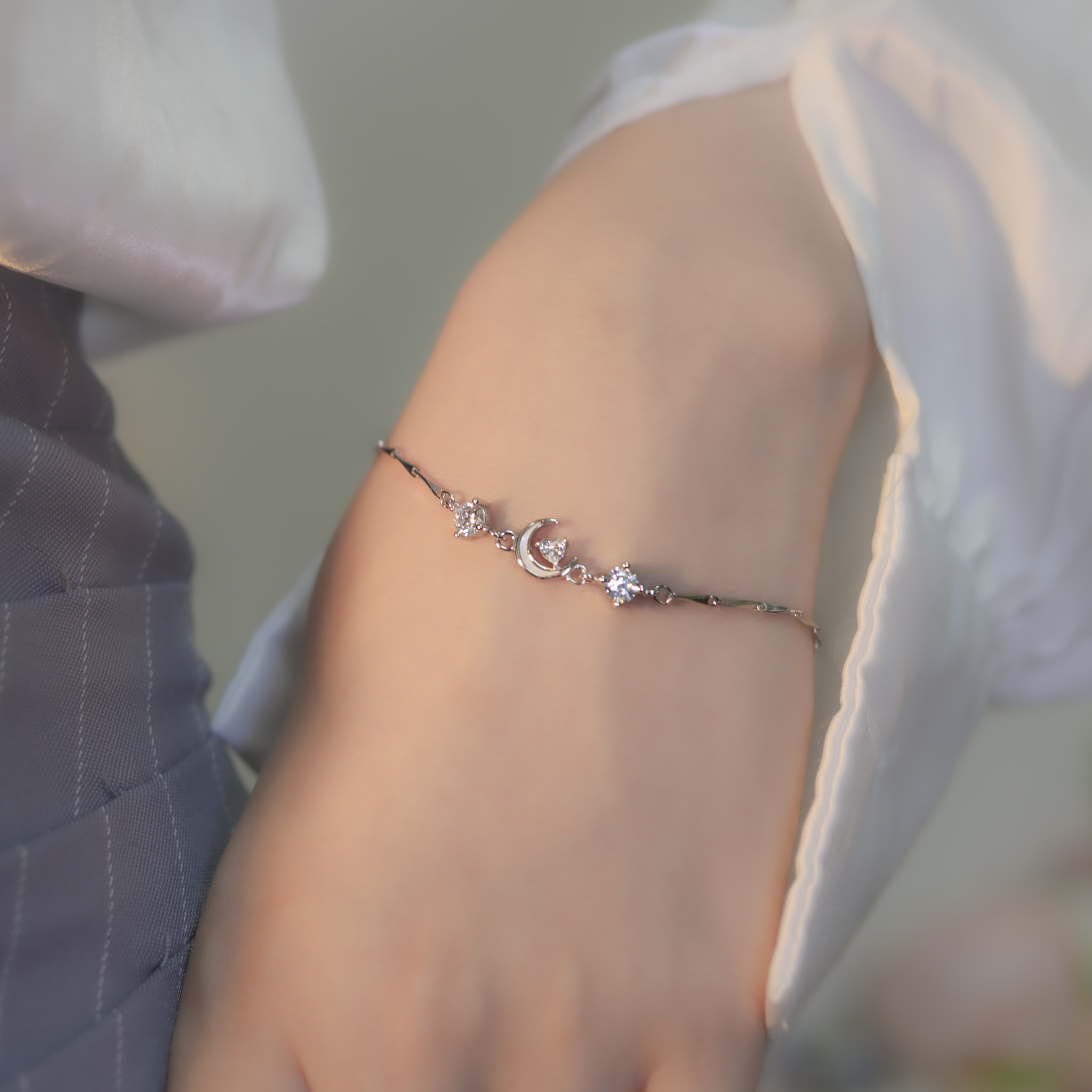 | 925 Silver・White Gold | Lover Bracelet | BR1102 |
