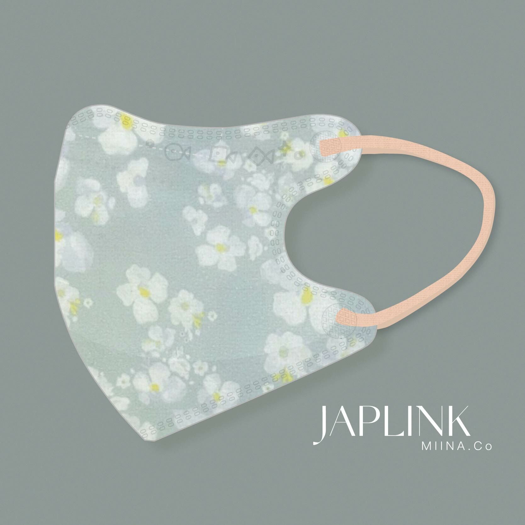 JAPLINK【 VXS 0~3歲 】3D 立體幼童口罩 / 小海葵花