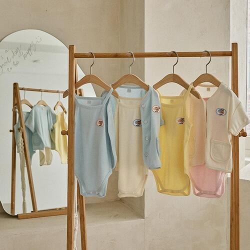 DTD研發再生纖維布料🌿-愛心鏤空系列吊帶包屁衣