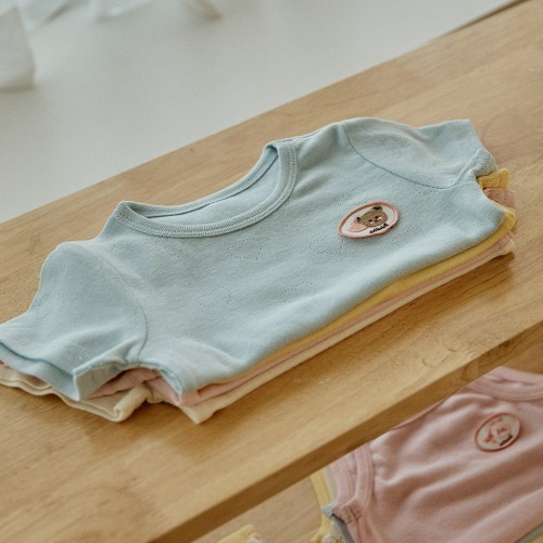 DTD研發再生纖維布料🌿-愛心鏤空系列短袖上衣