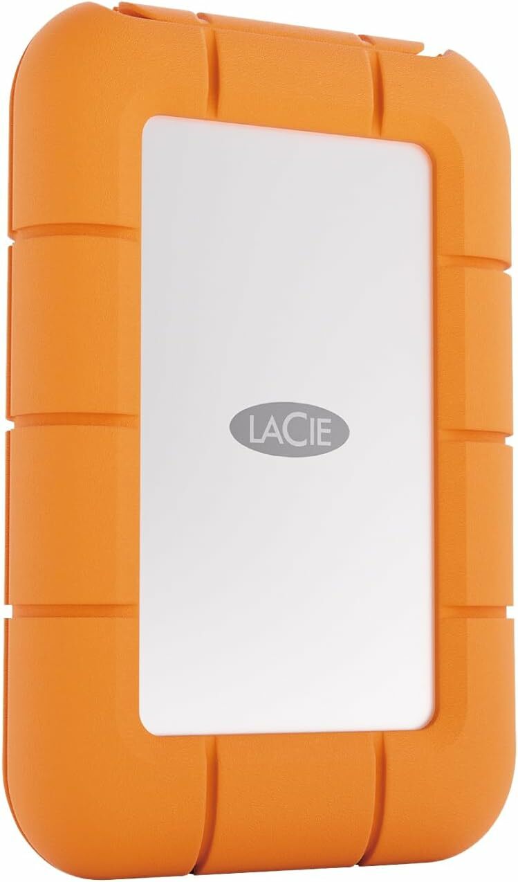LaCie Rugged Mini SSD Solid State Drive - USB 3.2 Gen 2x2, speeds up to 2000MB/s, Compatible with PC, Mac, and iPad
