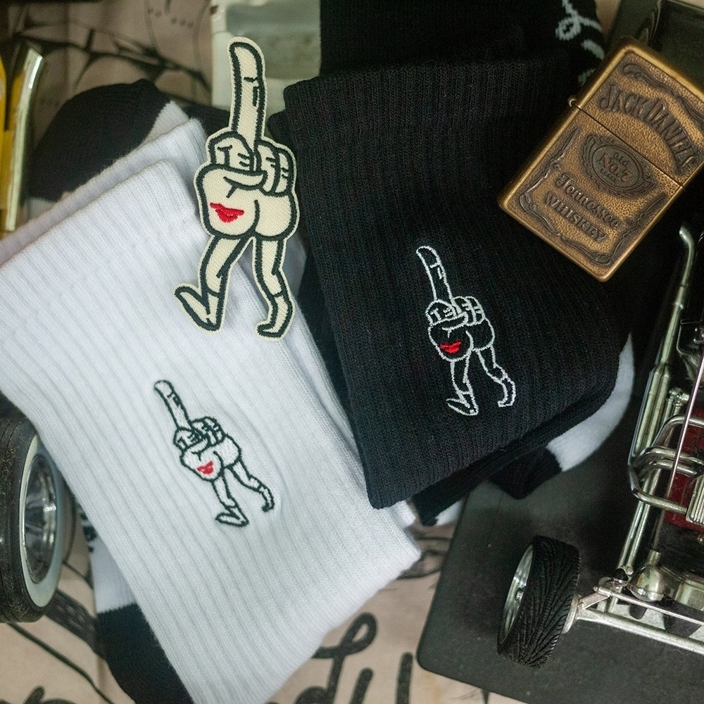 【AFTERWOK】NON STOCK KISS MY FUCKING ASS襪