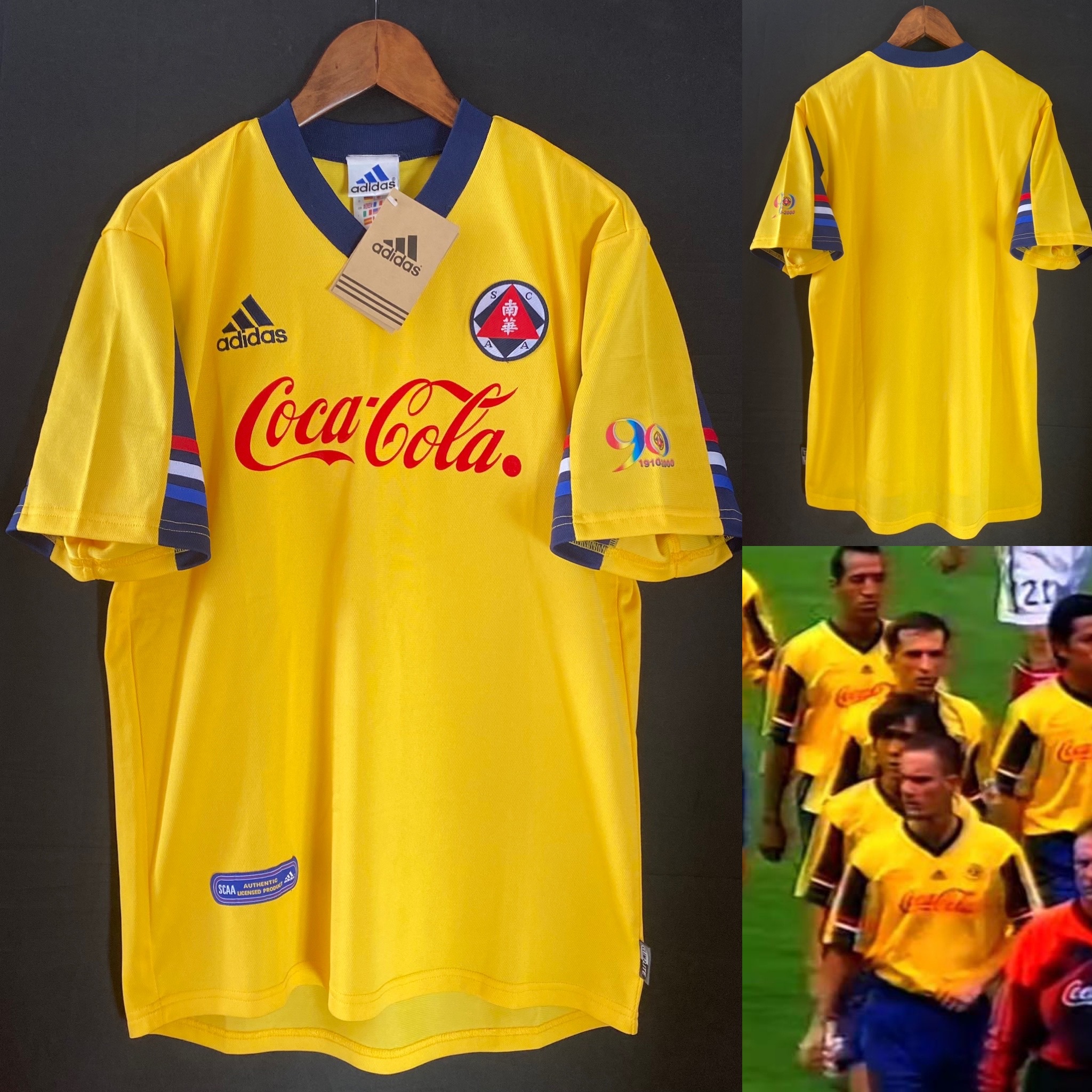 BNWT South China Football Team vs Yugoslavia 2000 Adidas 90th Special Shirt