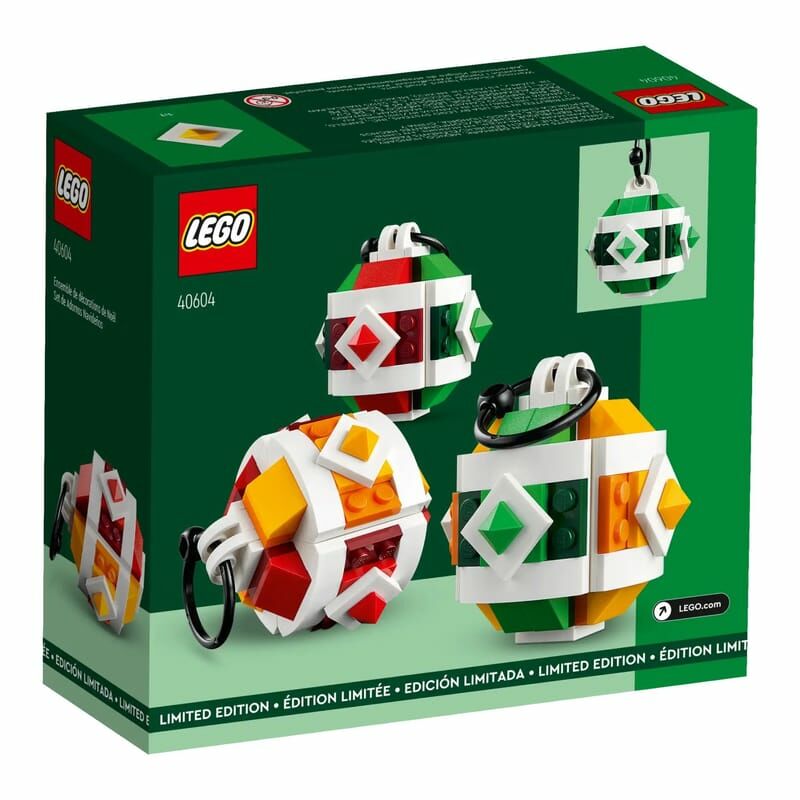 [飛米樂高積木專賣店] 樂高® 限定系列 LEGO 40604 耶誕飾品組