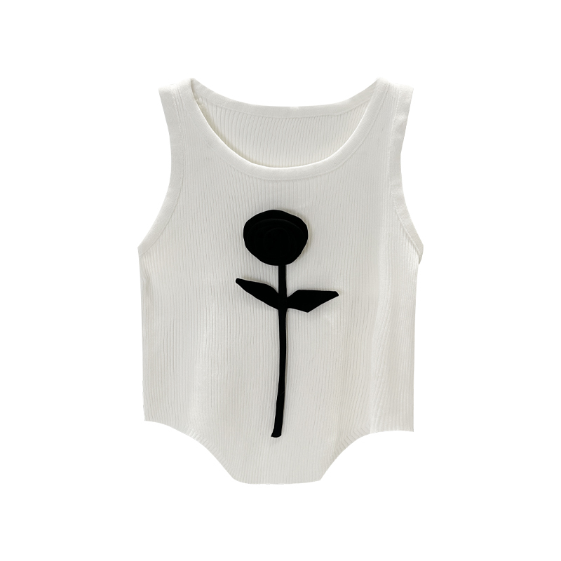 Hot selling knitted vest (white, one size fits all)