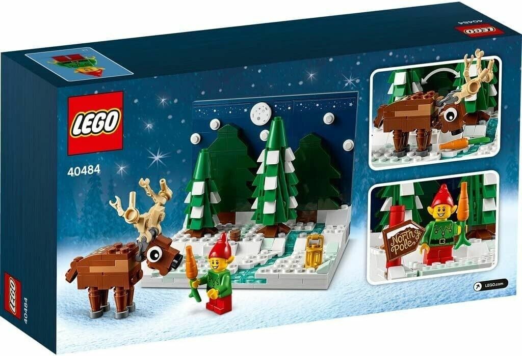 [飛米樂高積木專賣店] 樂高® 限定系列 LEGO 40484 聖誕老公公的前院