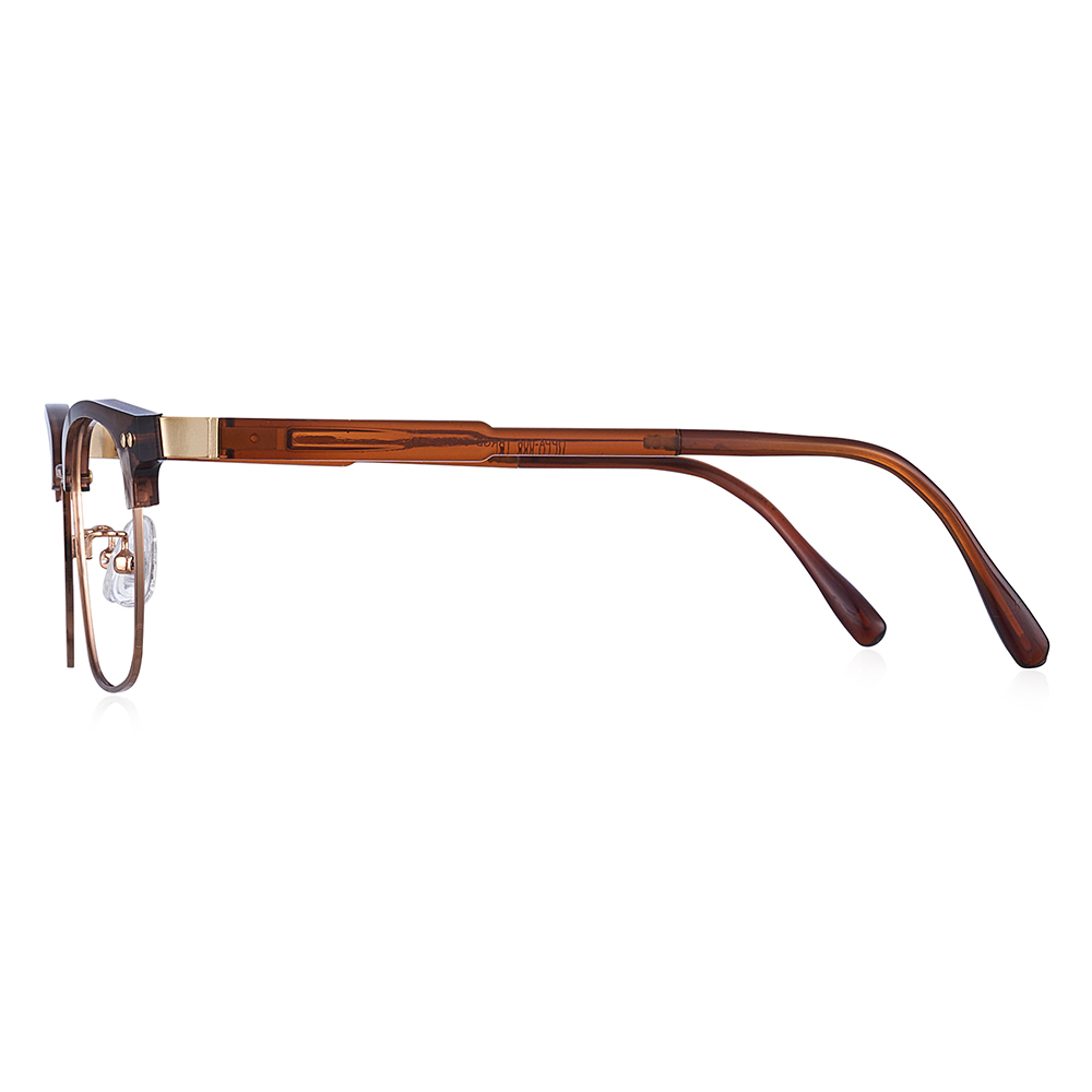 顏值升級款皇冠型眉架框眼鏡-兩色可選