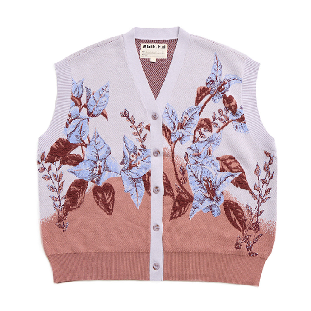 Bougainvillea Long Sleeve Sleeveless Cardigan