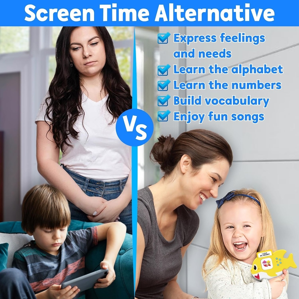 美國 Baby Shark 插卡學習玩具