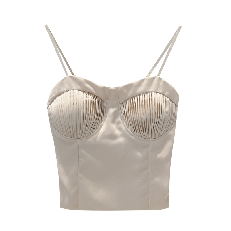 Hot Selling Satin Camisole (Apricot One Size Fits All)