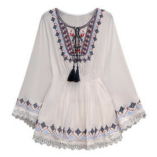 Hot selling chic chiffon long-sleeved top [white] [size M-4XL] (please contact customer service to confirm the delivery size after placing the order)