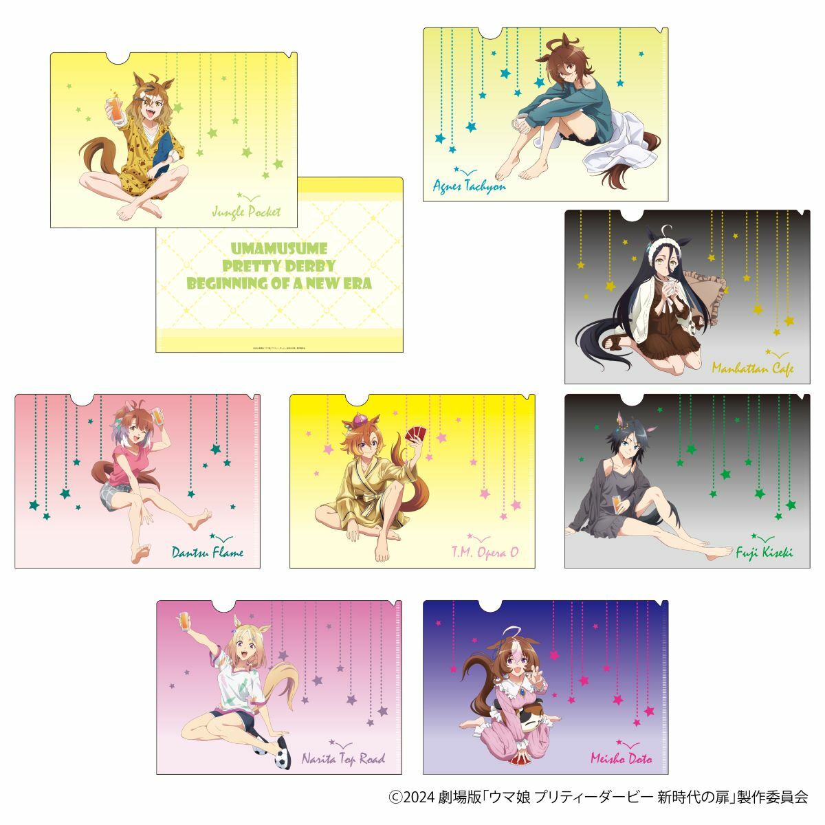 「ACG.GO」「預購」劇場版《賽馬娘Pretty Derby：新時代之門》 NAMCO Promotion～Relax time～ A4 File