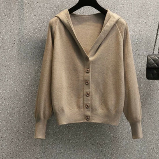 Hot selling long-sleeved hooded sweater [khaki] [size L-4XL] (please contact customer service to confirm the delivery size after placing the order)