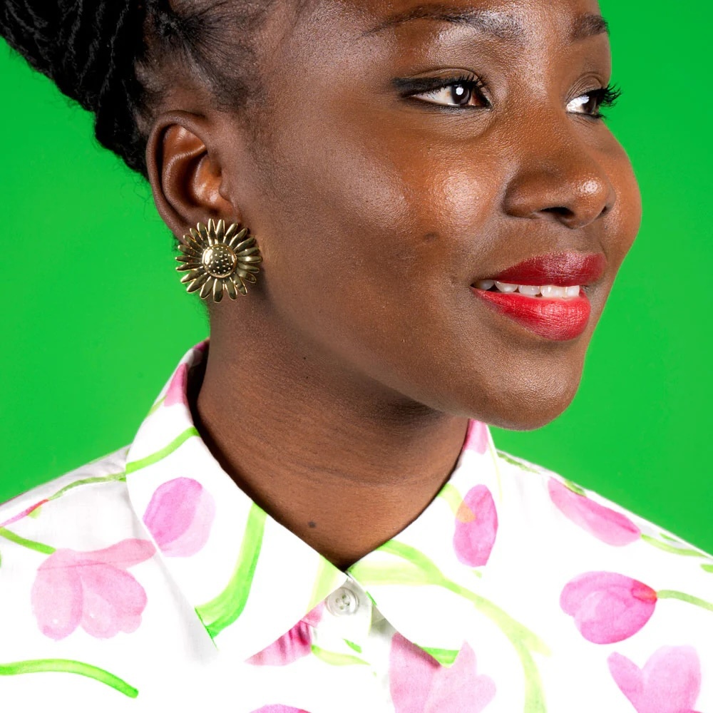 SUNFLOWER EARRINGS｜Coucou Suzette