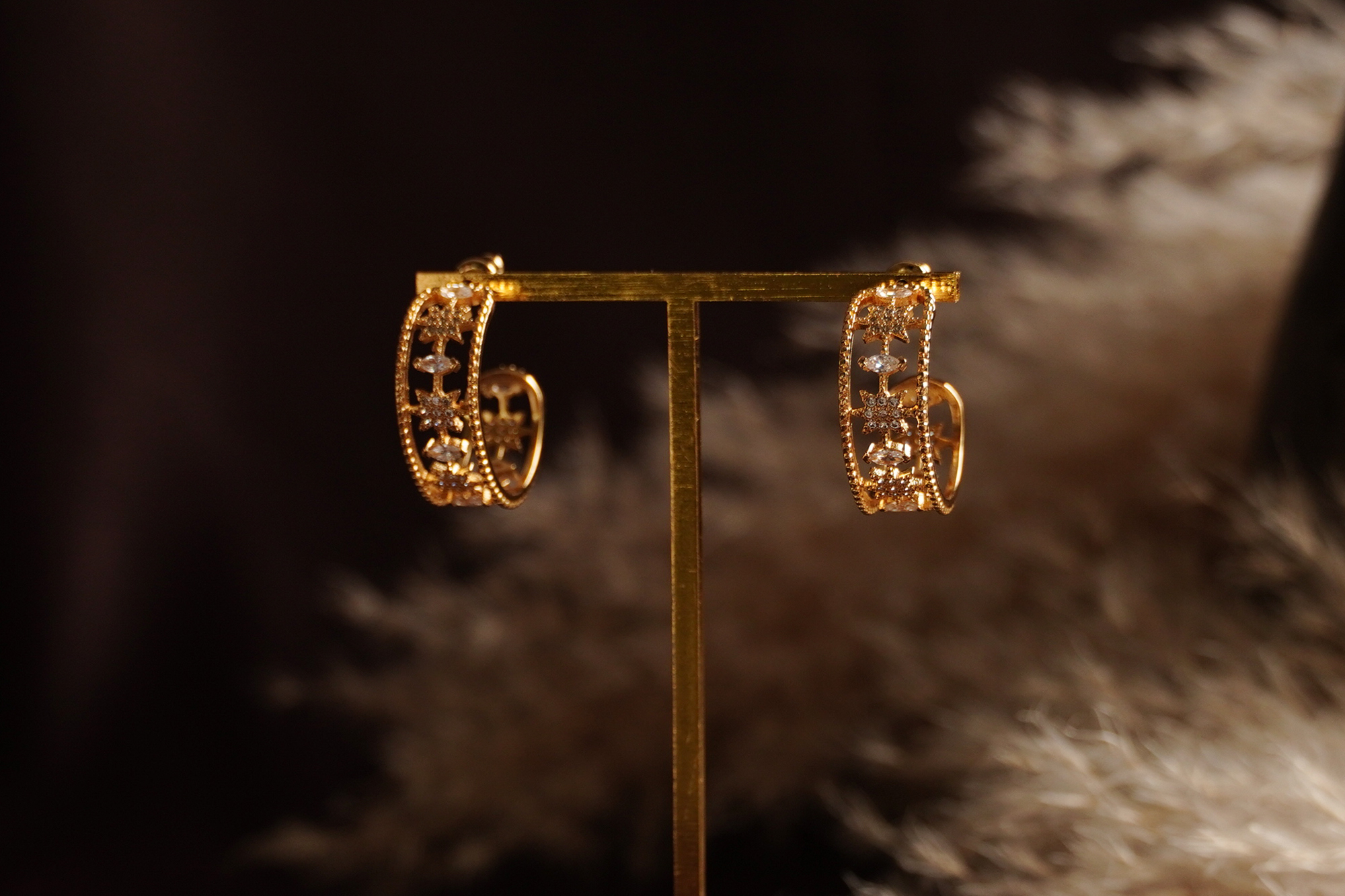 18KGP 星空遐想耳環