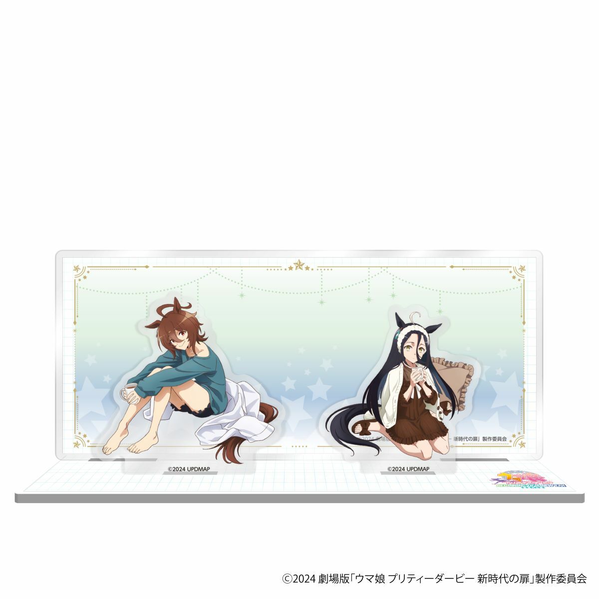 「ACG.GO」「預購」劇場版《賽馬娘Pretty Derby：新時代之門》 NAMCO Promotion～Relax time～ 組合立牌（愛麗速子、曼城茶座）