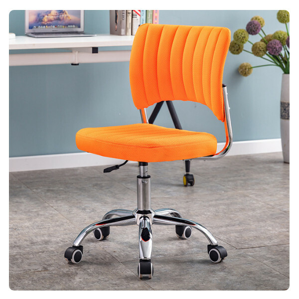 Hot style office chair computer chair simple home comfort chair body curve chair (orange)