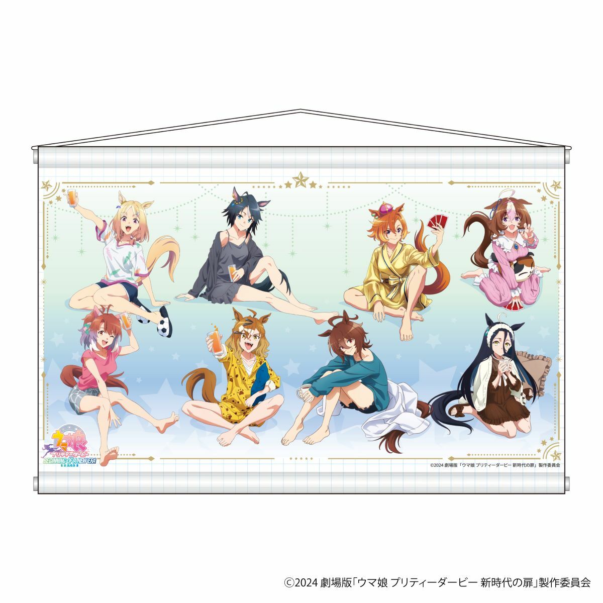 「ACG.GO」「預購」劇場版《賽馬娘Pretty Derby：新時代之門》 NAMCO Promotion～Relax time～ 掛布